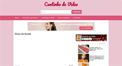 Desktop Screenshot of cantinhodovideo.com